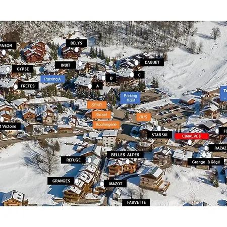 Duplex Avec Cheminée, Proche Pistes Et Village, Inclus - Fr-1-566-70 * Les Allues